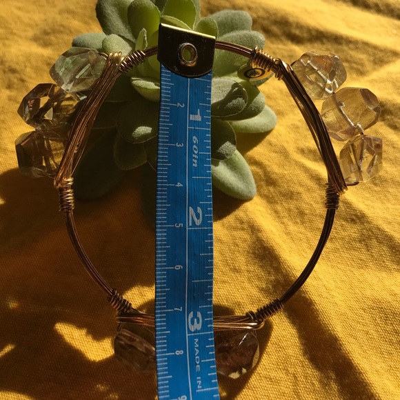 Bourbon And Boweties Gold Bangle Bracelet - Picture 6 of 8